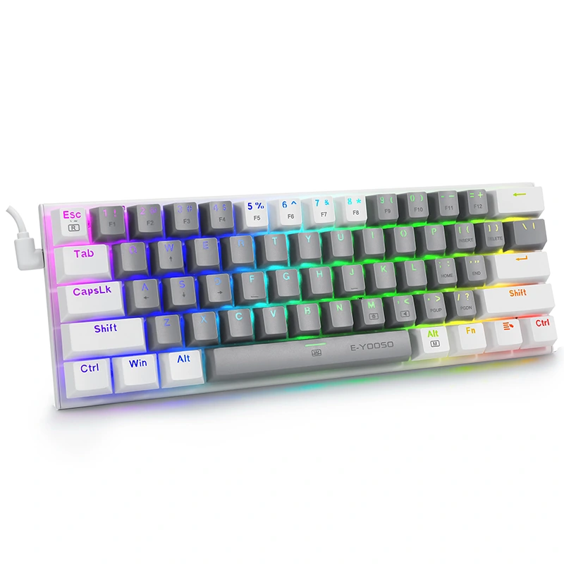 61Keys 60% RGB Keyboard Mekanik Gaming