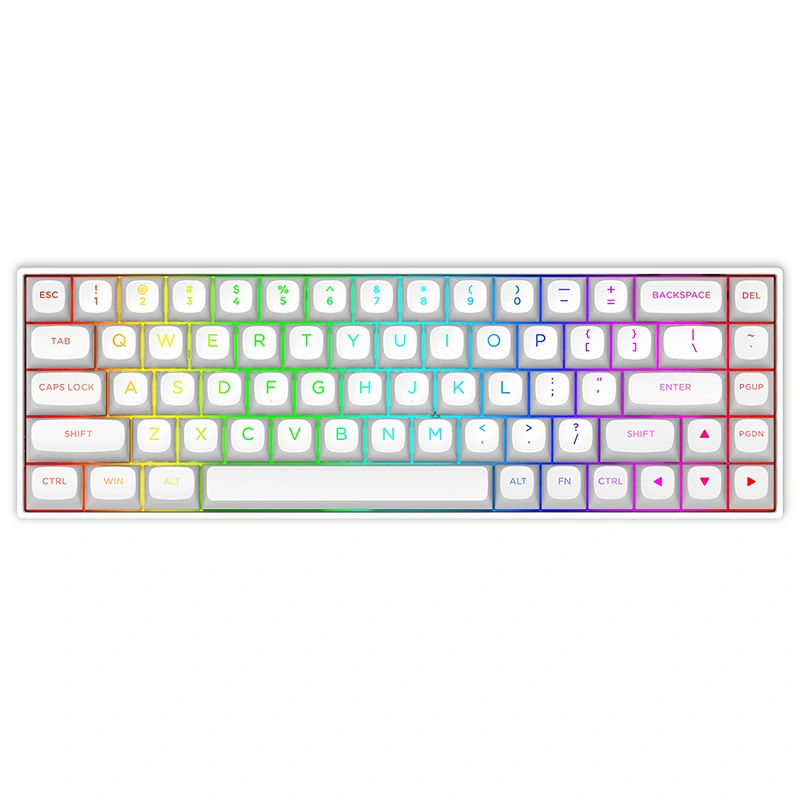 68 tombol Sakelar Magnetik Keyboard Mekanis