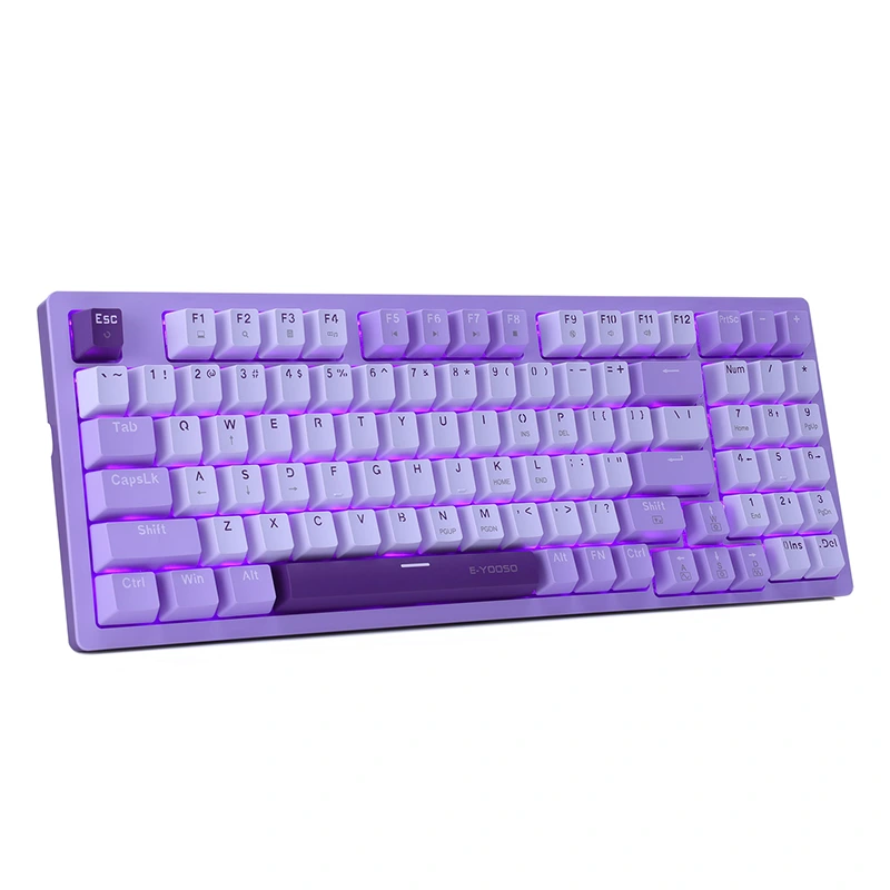 Keyboard Gaming Mekanis 94 Kunci Led Berkabel