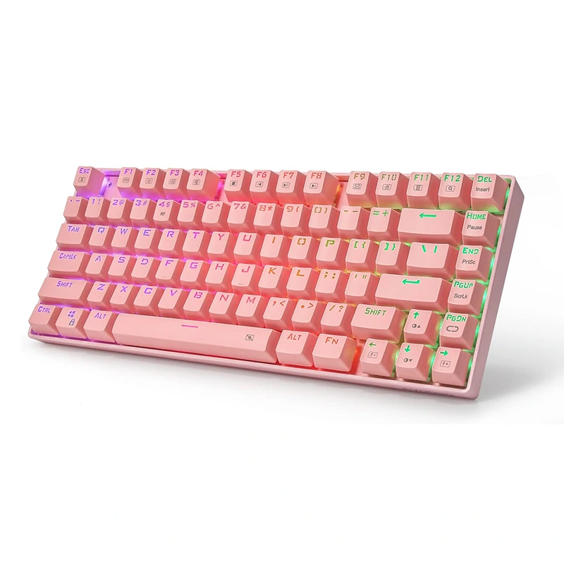 Keyboard Mekanis Nirkabel 2.4Ghz/USB 81 tombol